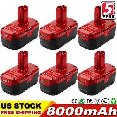 8.0Ah For CRAFTSMAN 19.2 VOLT C3 LITHIUM DIEHARD BATTERY PACK 315.PP2011 PP2030