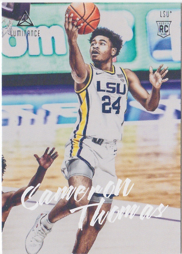 2021-22 Panini Chronicles Draft Picks - Luminance #90 Cameron Thomas (RC)
