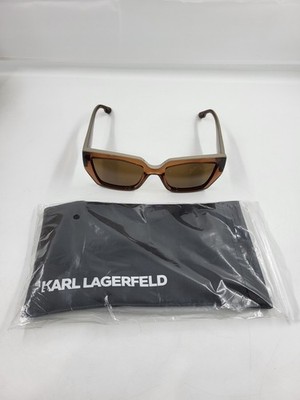 Karl Lagerfeld KL6143S 246 Sonnenbrille Hellbraun - Neu mit Markenhülle