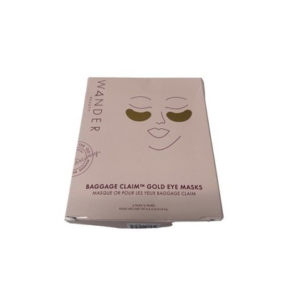 Wander Beauty Baggage Claim Gold Eye Masks ) Pairs
