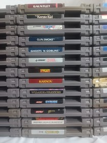 Nintendo NES lot of 39 games Contra, Mike Tyson's, Castlevania 1 & 2, Ghosts 'N