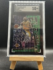 2022 PANINI MOSAIC ELEVATE GREEN PRIZM #4 LeBRON JAMES SGC 10 Lakers