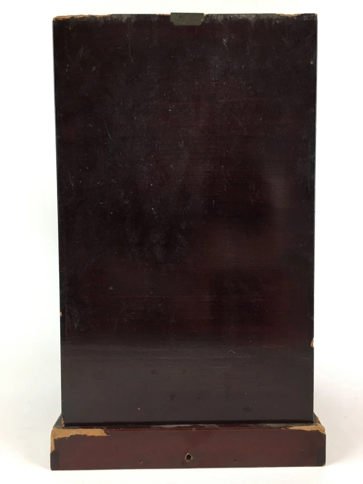 Antigua caja de almacenamiento japonesa de madera Bento en el interior 25,5x24x43 cm WB955 Foto 3 de 4