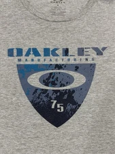 Oakley Manufacturing 75 Retro T-Shirt Men's Size XXL Gray