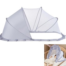 Folding Crib Net Mosquito Net for Baby Mosquito Netting Mesh Crib Canopy, C...