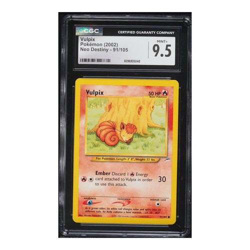 Vulpix (Unlimited) graded CGC 9.5 for sale on eBay
