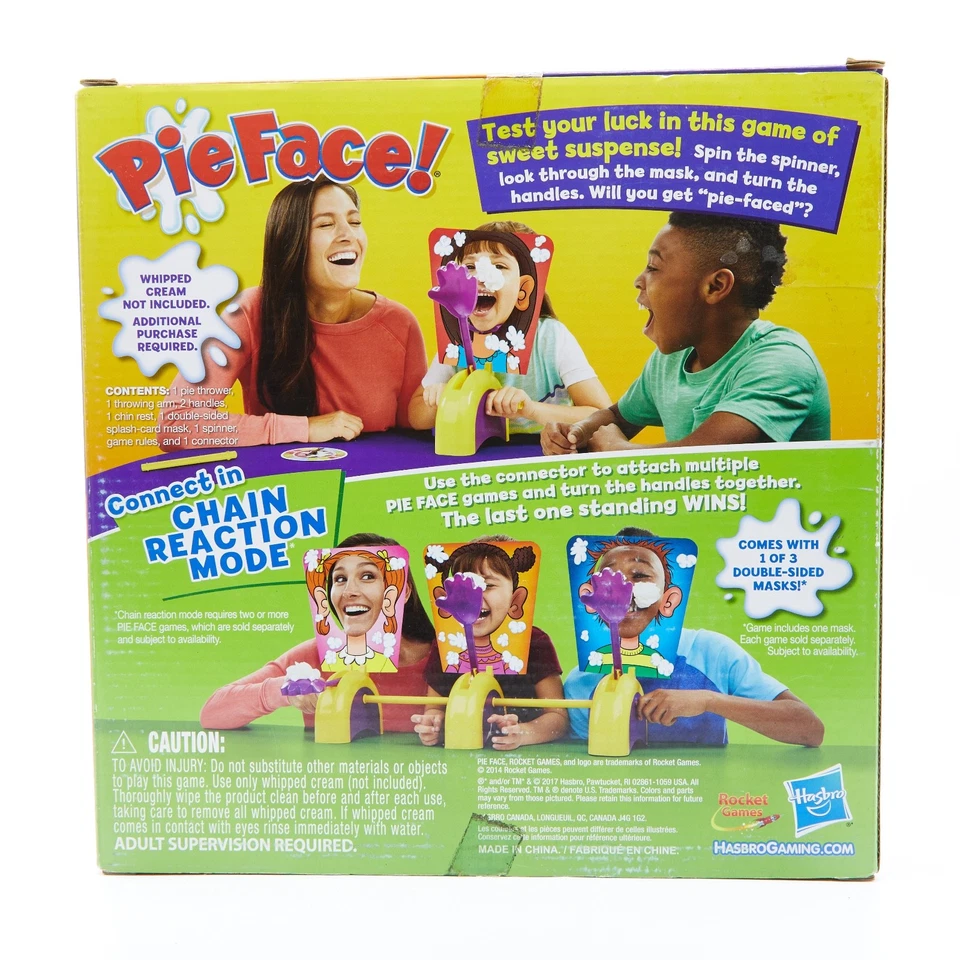 Piezas de repuesto originales Hasbro Pie Face - lanzador, brazo, mentón y máscara Foto 2 de 2