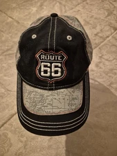 ROUTE 66 ADJUSTABLE BASEBALL CAP