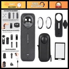 Camera Protective Accessories Kit for Insta360 X4 - Lens Guard, Silicone Cover,