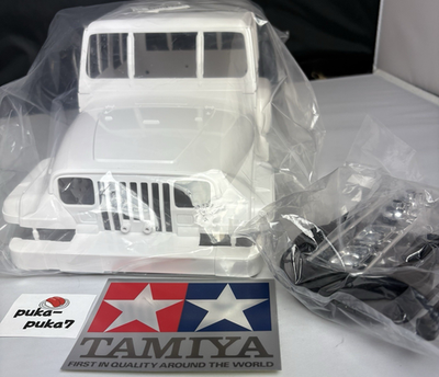 Tamiya Jeep Wrangler Yj Body H J 2 Piece Set ∔ sticker Tamiya RC