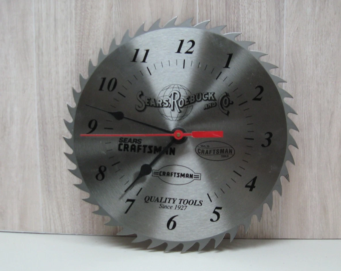 Craftsman Saw Blade Clock for sale | eBay