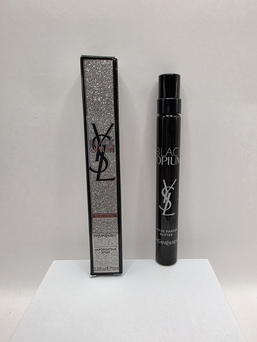 YSL Black Opium Glitter EDP Intense Travel Spray 10ml BNIB Limited