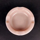 Vintage Ashtray Roseite Pink Milk Glass 1940s Cigar Ash Tray Cigarettes 5” RARE!
