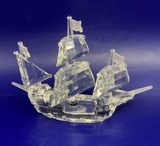 Swarovski Santa Maria Crystal Ship Retired Figurine w/ Original Box Nautical