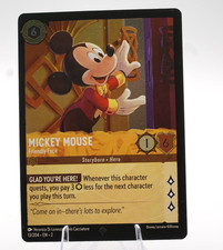 Mickey Mouse Friendly Face  13/204  Super Rare  Cold Foil  Lorcana