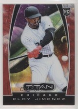 2019 Panini Chronicles Titan Ruby Wave Prizm 56/199 Eloy Jimenez #2 2l4