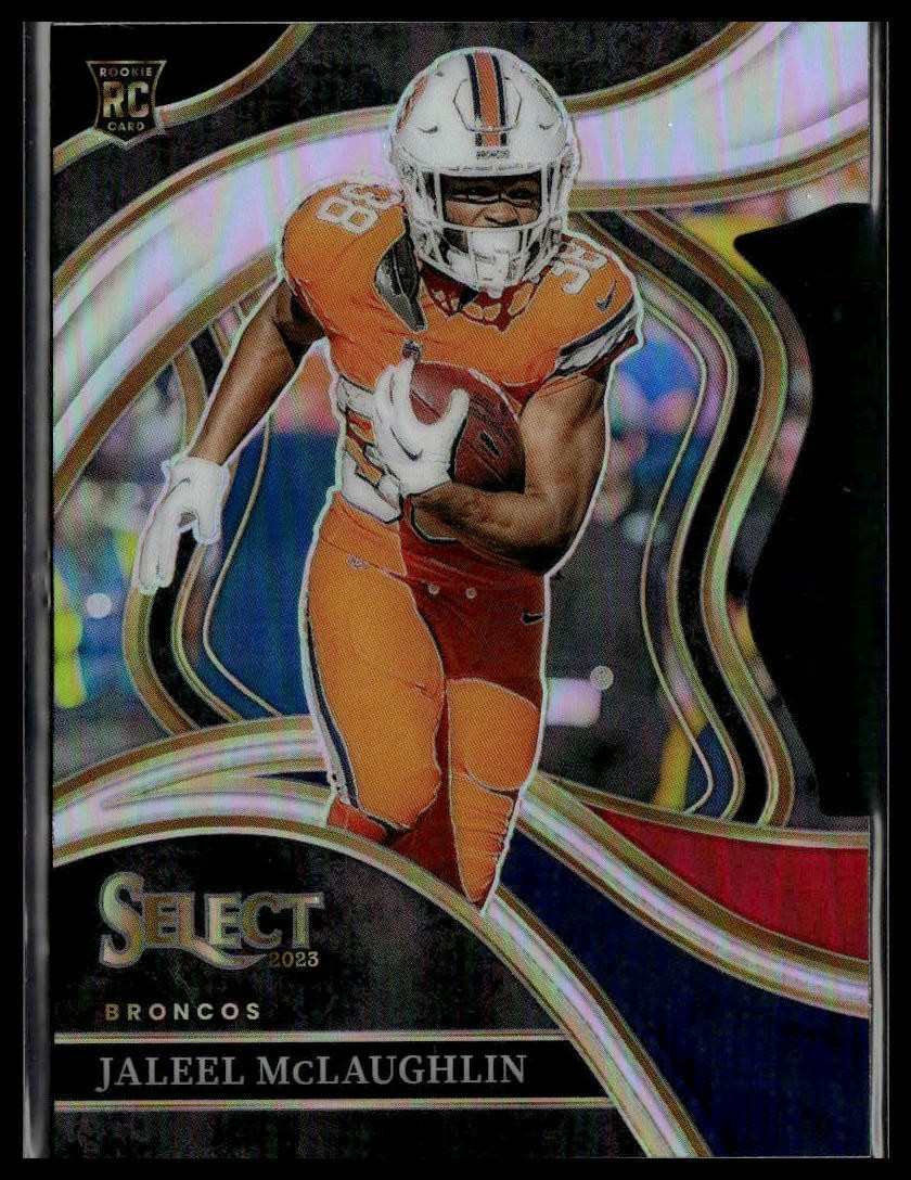 2023 Panini Select #265 Jaleel McLaughlin Silver Prizms