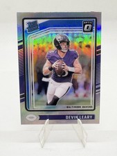 2024 Panini Donruss Optic - Rated Rookie Devin Leary #227 Holo Prizm (RC)