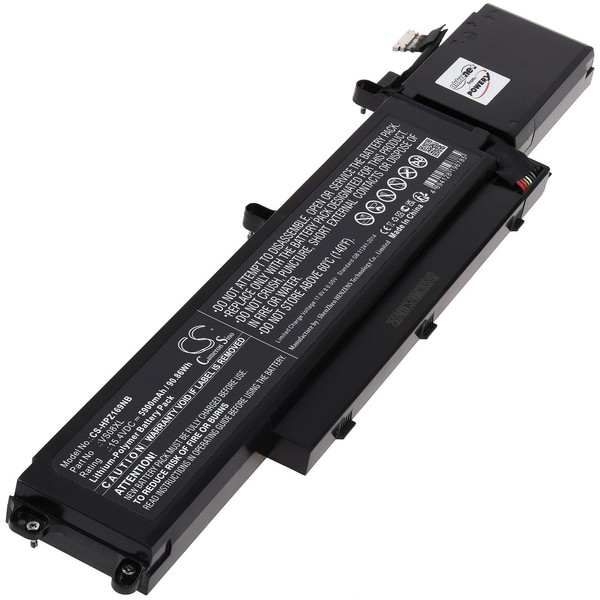 Akku Kompatibel Mit Hp Typ M85951-171 15,4V 5900Mah/91Wh Li-Polymer Schwarz-image
