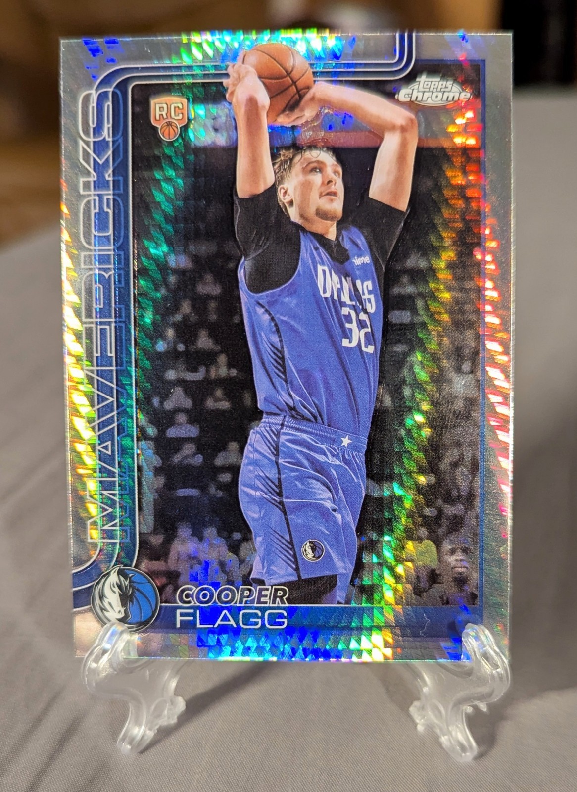 2025-26 Topps Chrome Cooper Flagg Prism Refractor #251