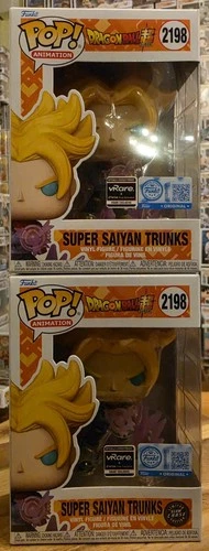 Funko Pop Super Saiyan Trunks #2198  vRare TikTok Shope Exclusive Chase Bundle