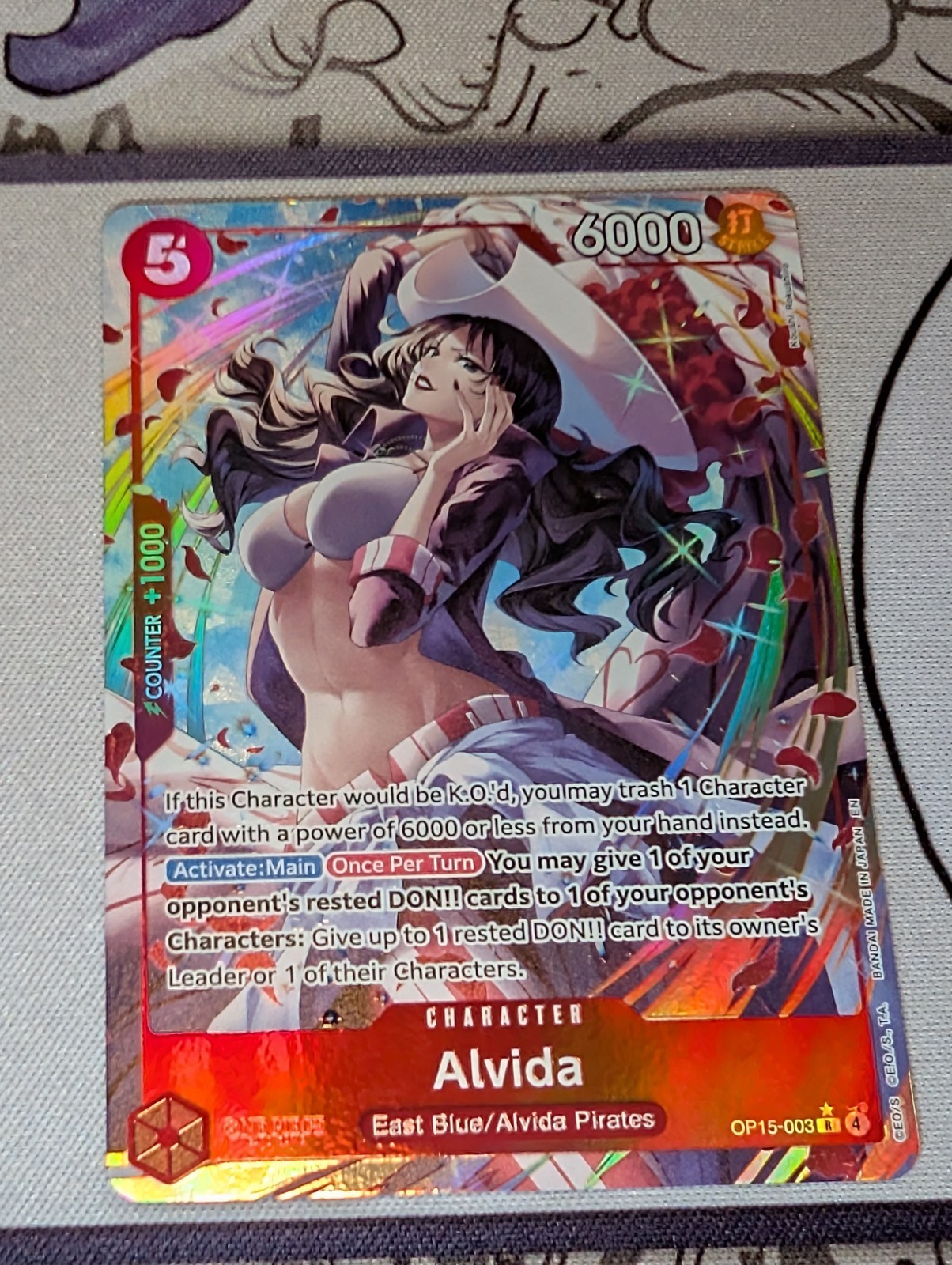 Alvida Alt Art OP15-003 Rare Adventure on Kami’s Island One Piece TCG English