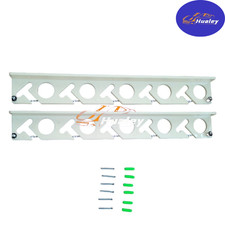 Fishing Rod Wall Ceiling Mount Rack, Set of 2 Organizer Holds 10 Fishing Poles