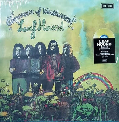 Leaf Hound - Growers Of Mushroom LP RSD Clear & Yellow Splatter 2024 Mint Sealed