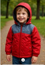 Columbia Kids Red Reversible Hooded Rain Snow Hard Soft Shell Jacket Price Firm