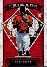 2022 Panini Chronicles #20 Luis Frias Crusade Ruby Wave #/199