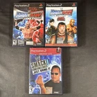 (3) SMACKDOWN GAMES PS2 PLAYSTATION 2 JUST BRING IT VS RAW 2007 2008 CLEAN COMPL