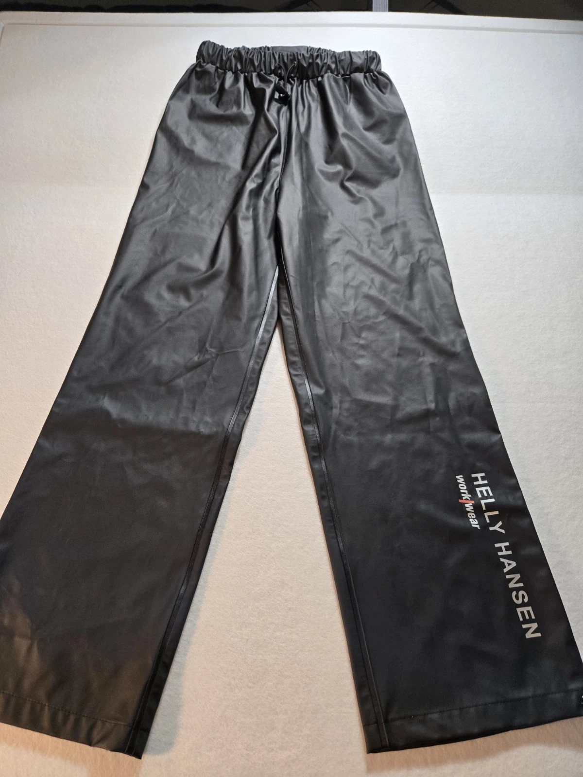 Helly Hansen Pants Mens Small Waterproof Rain Outdoor Adjustable Leg Drawstring