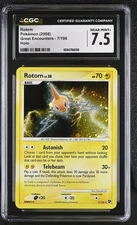 CGC 7.5 Rotom 2008 Great Encounters 7/106 Holo Pokemon Card