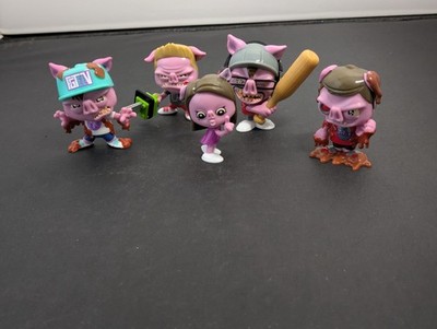 5 FGTeeV Psycho Pigs Action Figure Toy Lot