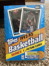 1992-93 TOPPS Basketball Series 1 Box Factory Sealed 36 Wax Packs