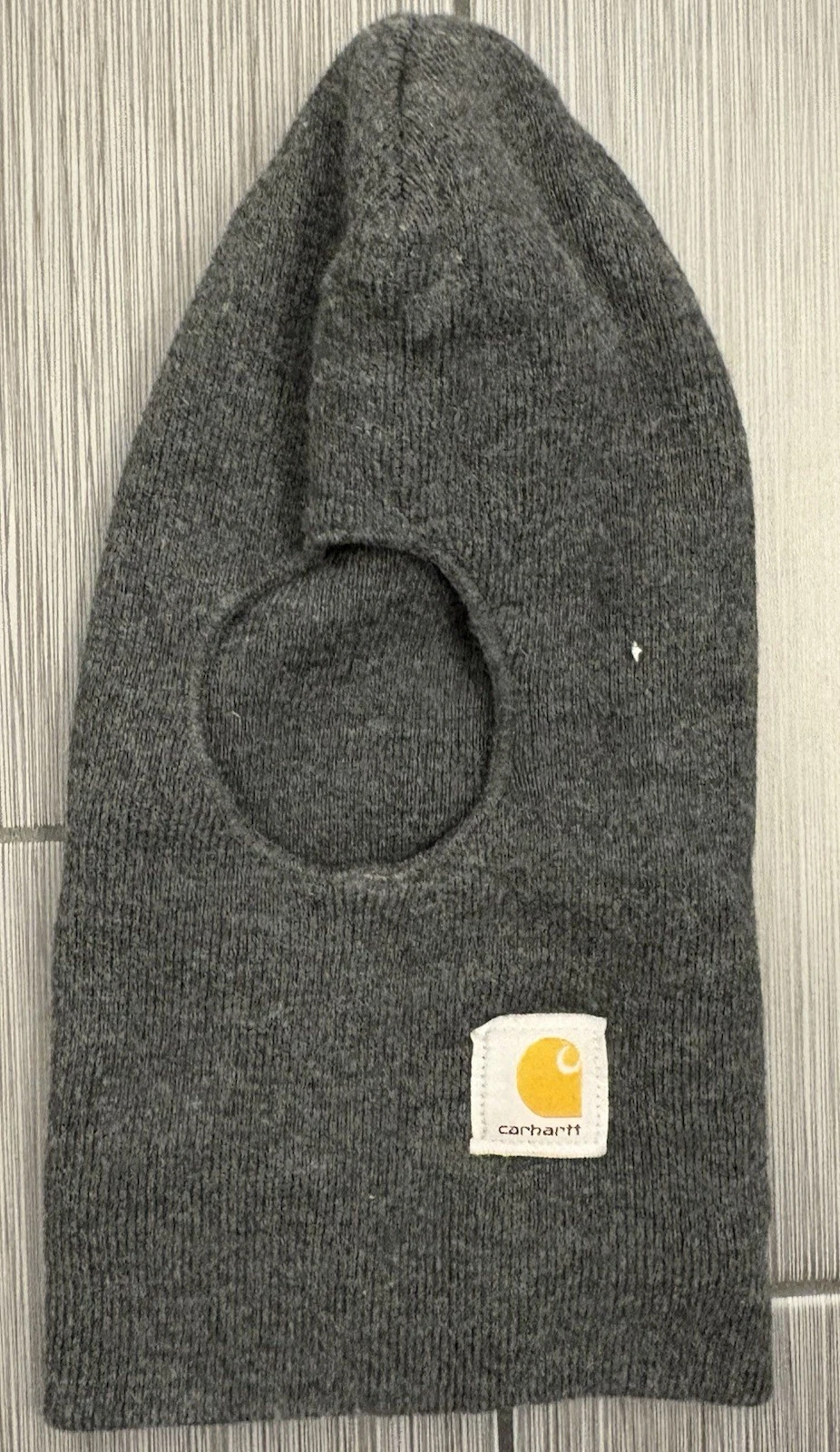 Carhartt Men's Balaclava One Size Gray Knit Long Neck Ski Mask Hats
