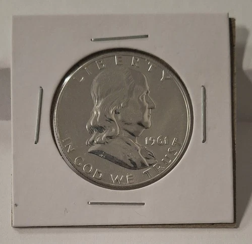 1961 Benjamin Franklin Half Dollar Proof - 90% Silver - Uncirculated