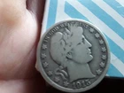 1915-S BARBER HALF DOLLAR - SAN FRANCISCO MINT - VF 90% Silver