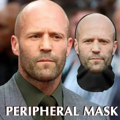 3D Printed Realistic Full Face Mask Celebrity Cosplay Party Costume Prop