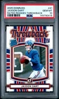 2025 Panini Donruss Jaxson Dart RATED ROOKIES RC THROWBACK #41 PSA 10 Gem GIANTS