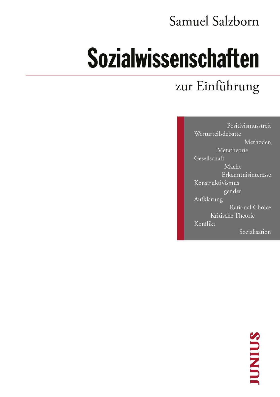 Thumbnail - Sozialwissenschaften Zur Einführung Samuel Salzborn 9783885060772