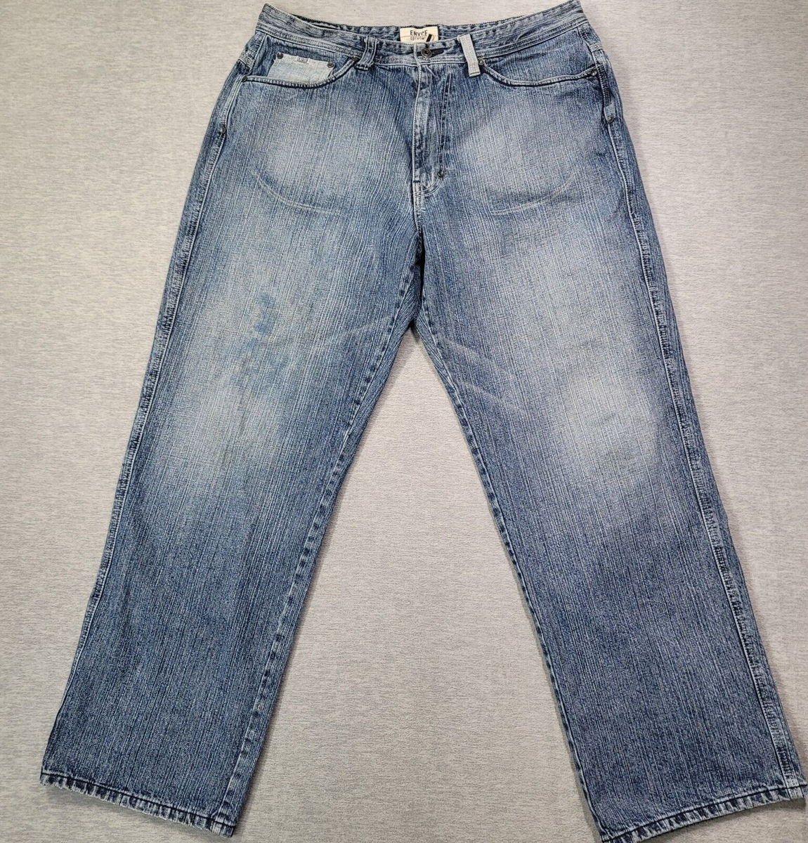 Vintage Enyce Jeans Men's 38x32 Y2K Baggy Skater Blue Denim