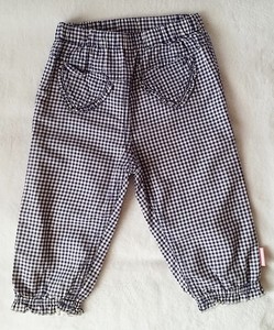 Pantalon Vichy Bleu Blanc Bebe Ete Fille 6 9 Mois Mexx Ebay