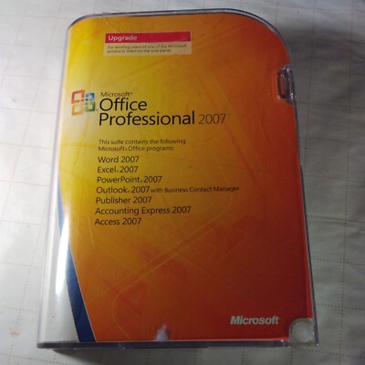 Microsoft Office 2007 Standard (Upgrade) Version With Product Key  