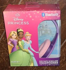 DISNEY PRINCESS Kid Safe WIRELESS Headphones Bluetooth Technology