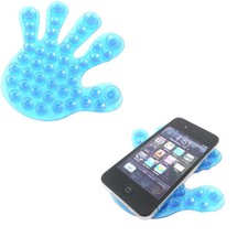 Suction Holder Non-Slip Double Sided Mini Glass Desktop Tile for Cell Phones