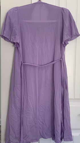 Vintage Petite Small Purple Miss Elaine Silky Nightgown and Robe set - Picture 2 of 12