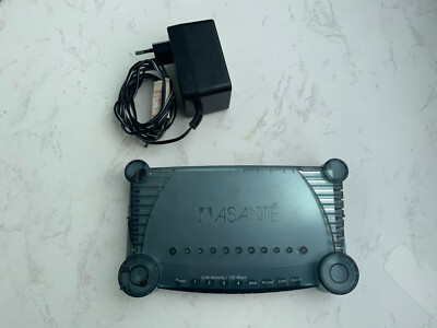 Asante M/N FR3004LC Port 10/100 Ethernet/Printer Server Network #41