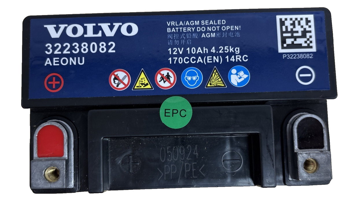 Genuine VOLVO Support Battery 32238082 ( 12V 10AH 170 CCA ) | eBay UK