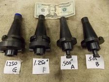 NMTB 40 Taper Shank Face shell mill holder Arbor Pilot size 1.25" or .500 choose